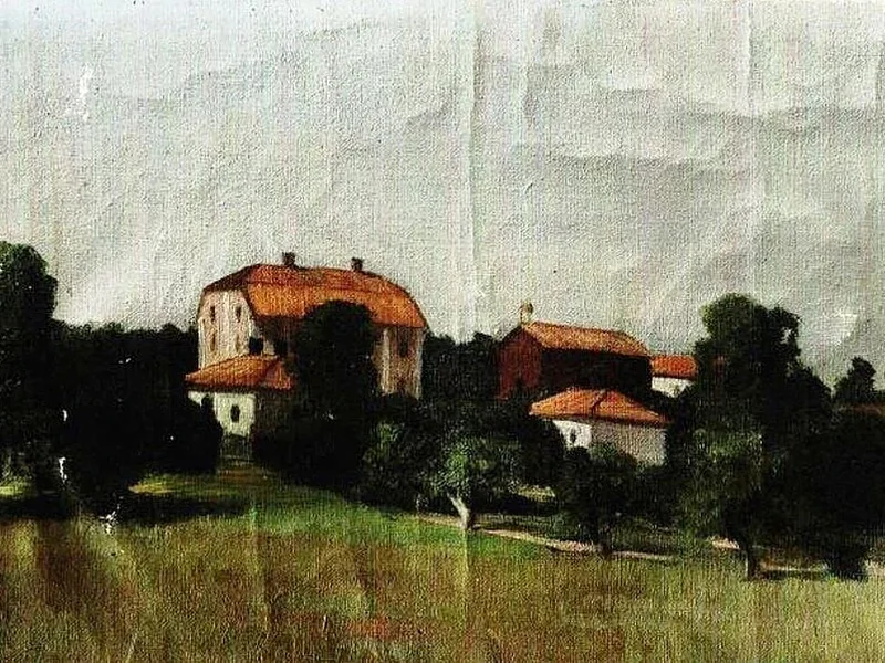 1873-Bror Hjalmar Sixten Nyholm - Hesslingby vista da est, 1899